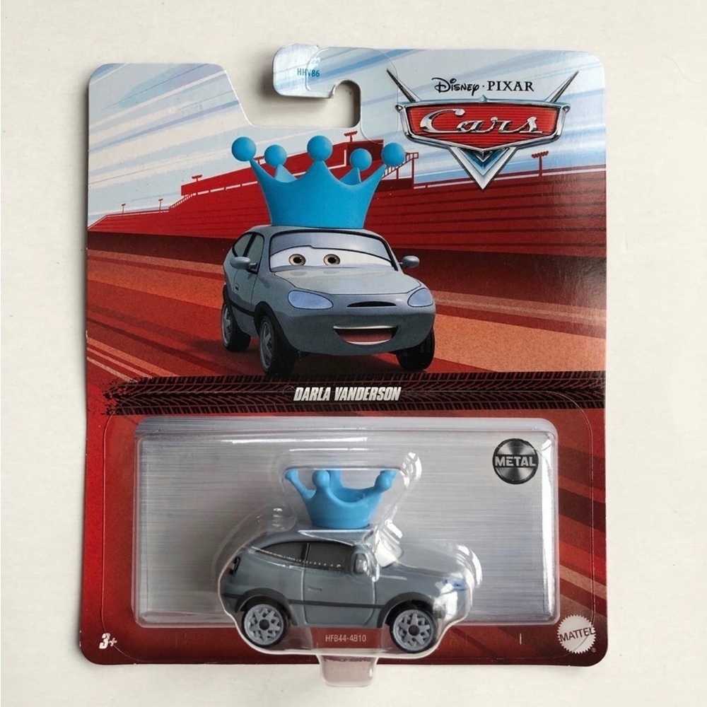 Disney Pixar Cars Die-Cast - Darla Vanderson - Dinoco The King Fan - BRAND NEW!!